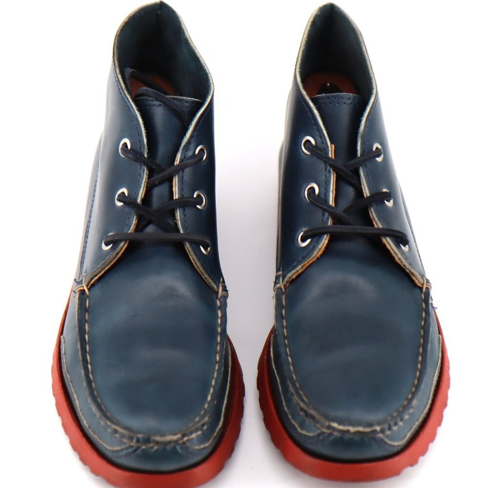 Quoddy Kennebec USA Made Moccasin Boots - Vibram Lug Sole - Mens Size 7.5D